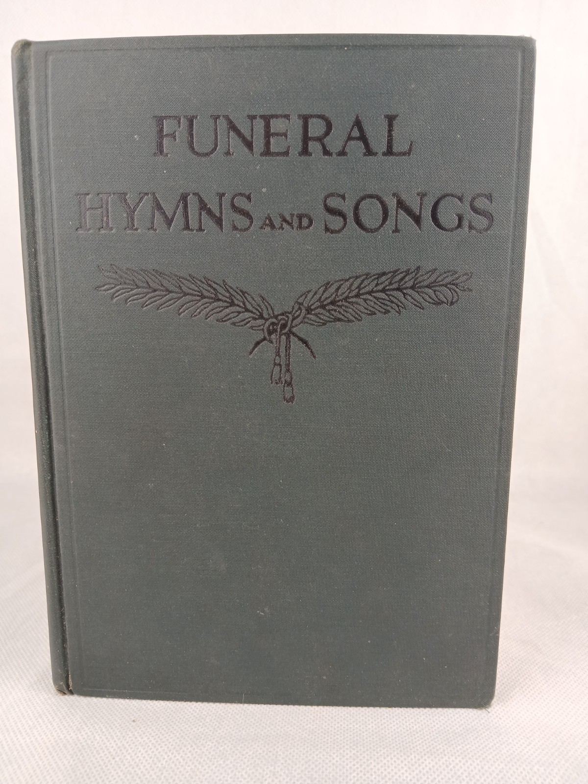 1924 Funeral Hymns Song Book by F.G. Kingbury hc 1st death macabre gothic