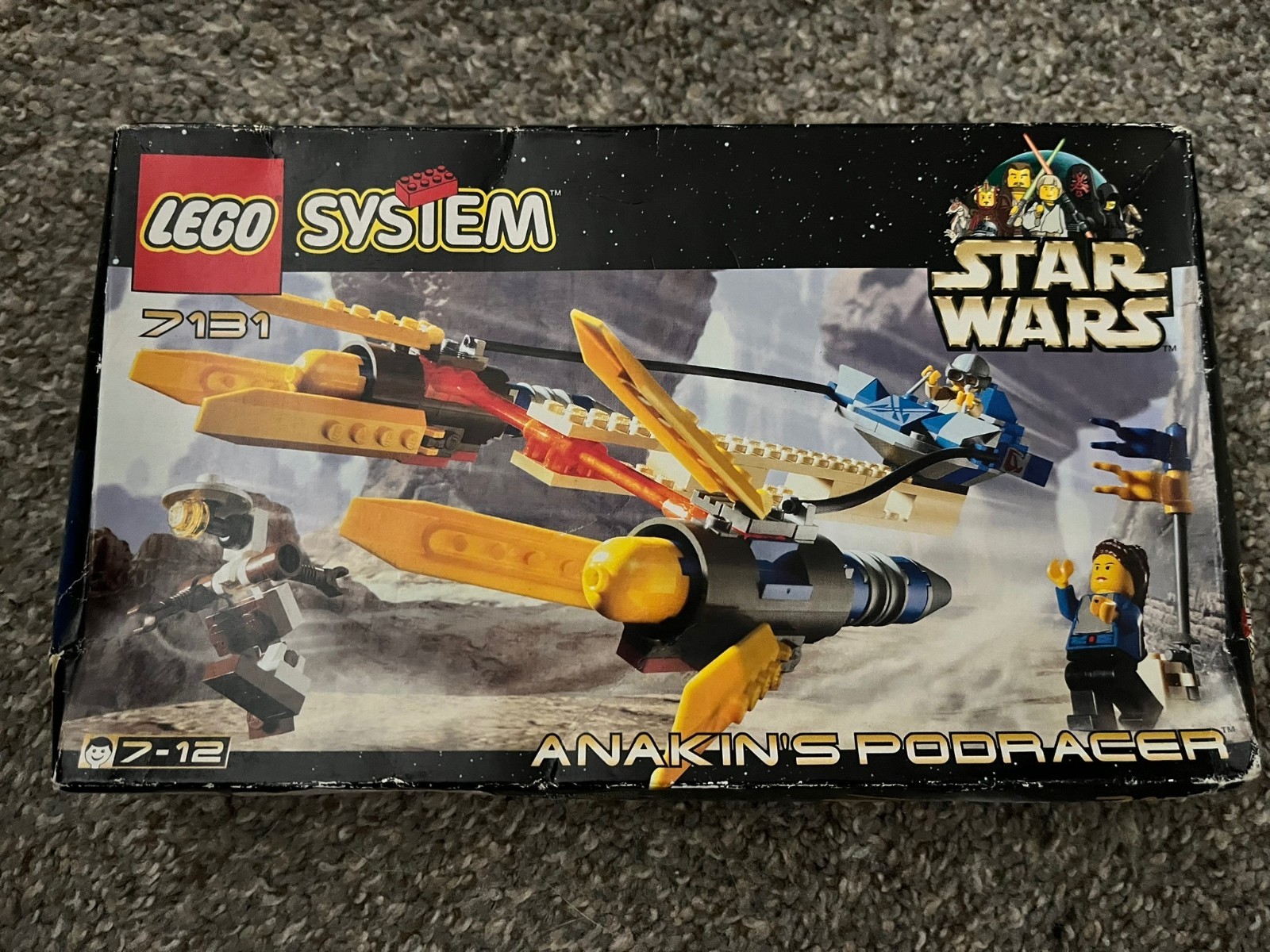 LEGO Star Wars Anakin's Podracer 7131 (1999) NIB, Sealed (box has creases)