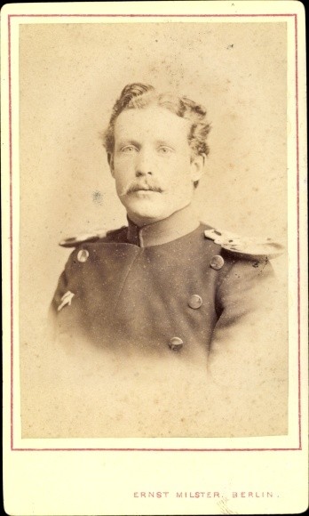CDV 1874, Bieler, Second Lieutenant 7. East Prussian Infantry... - 10353205