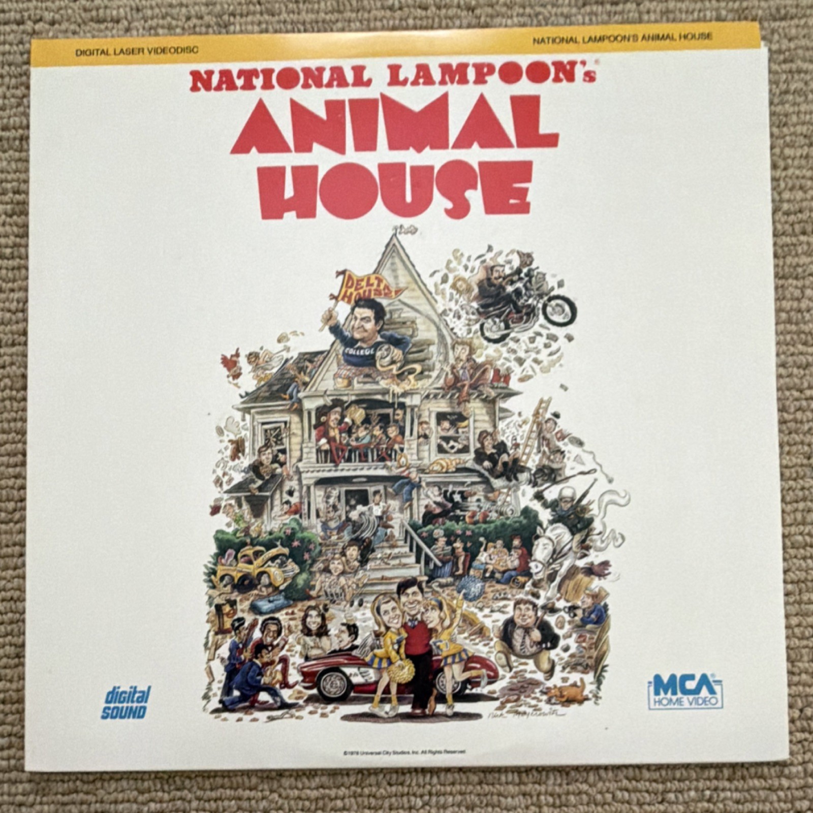 National Lampoon's Animal House LaserDisc Comedy John Belushi Landis R 1978
