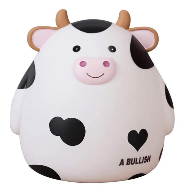 Piggy Bank,Cute Cow Money Bank for Boys and Girls,Children's Shatterproof2145
