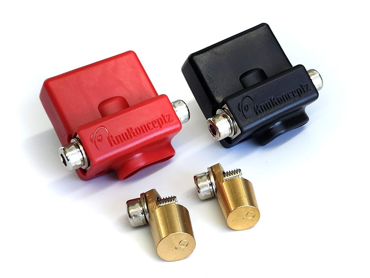 KnuKonceptz Ultimate Battery Terminal v2 Pair- Pair with Vertical Top Posts 