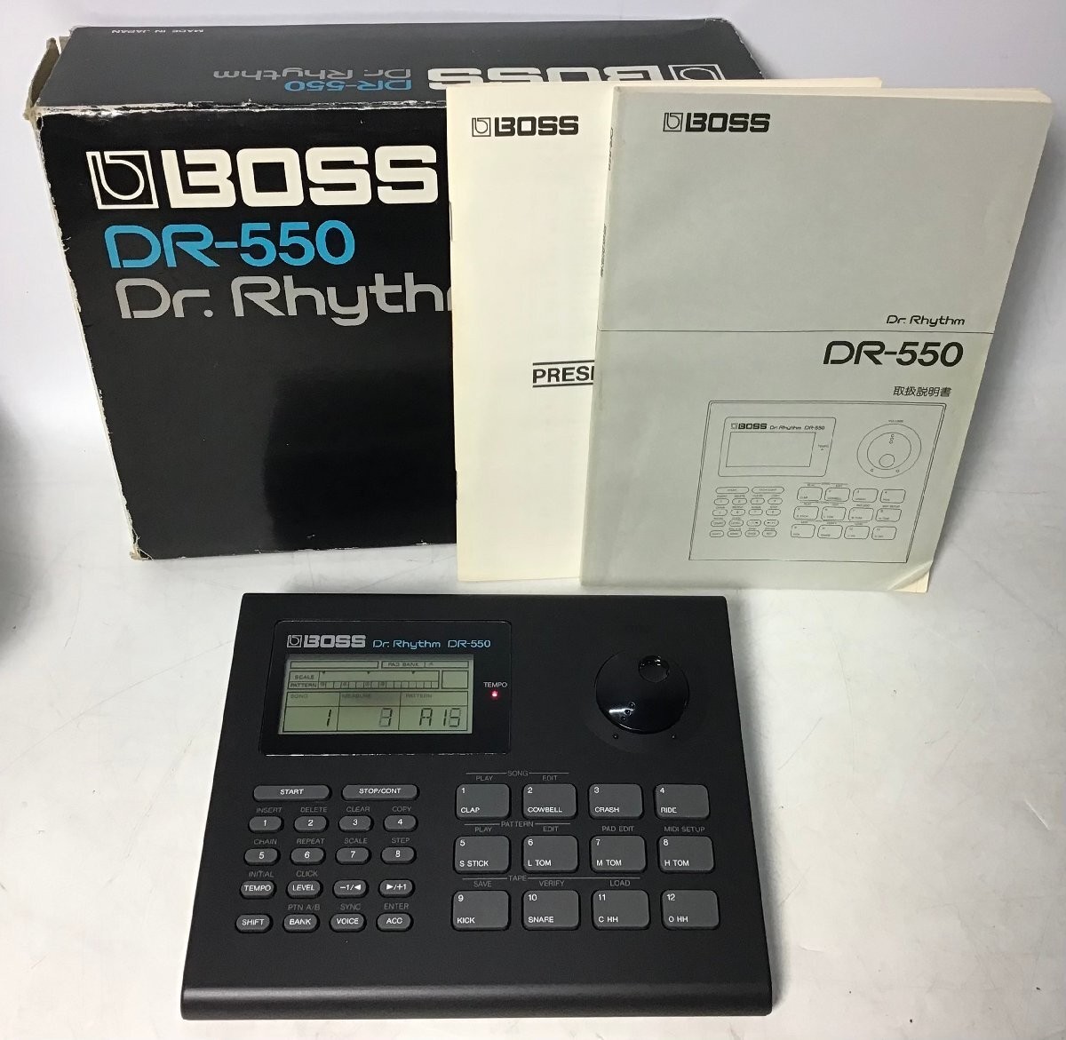 Boss DR-550 Dr. Rhythm Drum Machine Tested from Japan