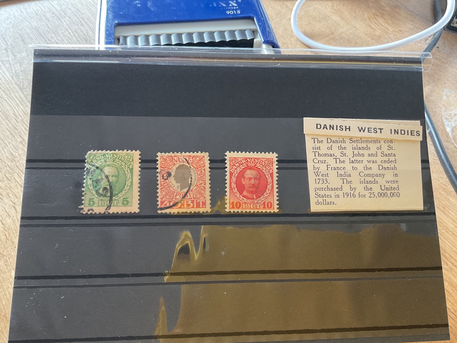 Danish west indies used stamps B3358