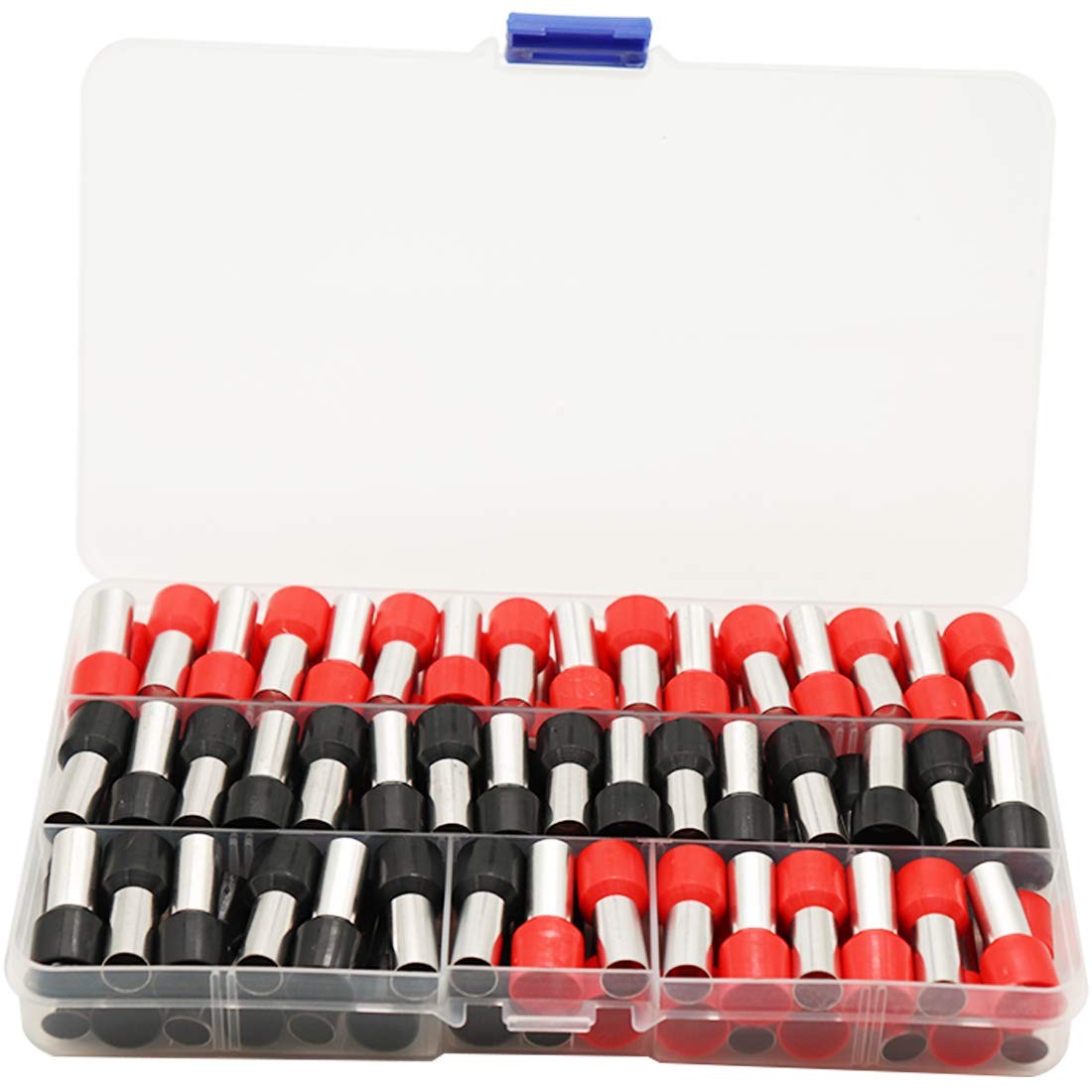 XFFCSEC 70PCS 4 Gauge Ferrule 4 Connectors Black+Red(70PCS) 