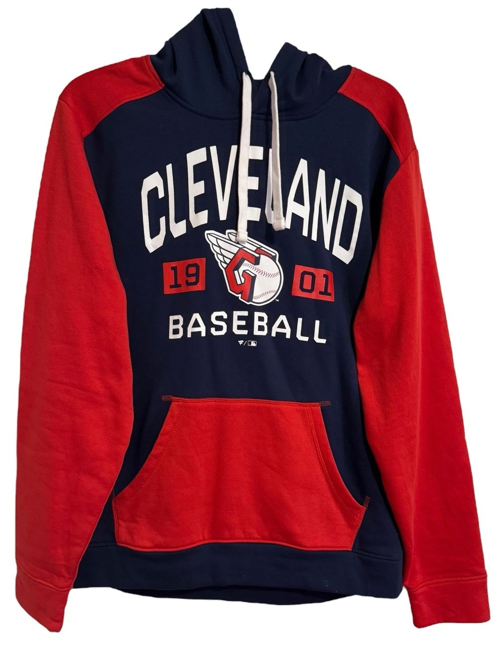Fanatics MLB Cleveland Guardians Baseball Sweatshirt Hoodie Sz Large