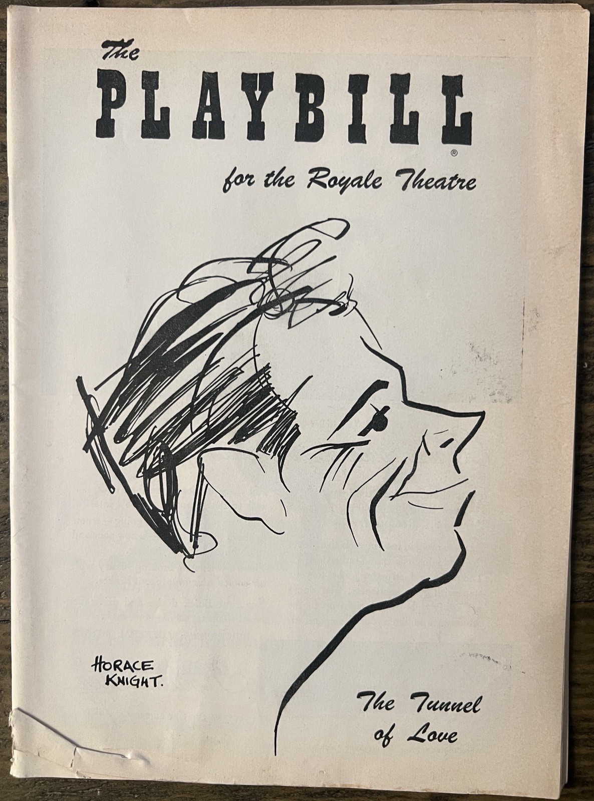 Vintage 1957 Tunnel of Love Broadway Playbill Royale Theatre Tom Ewell