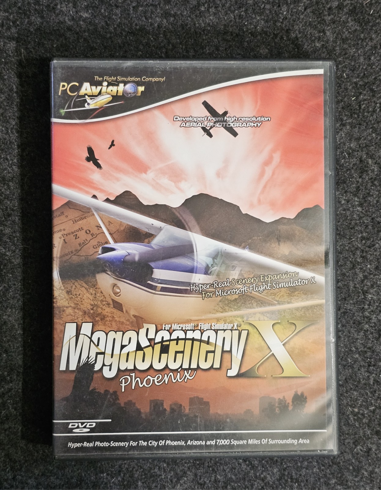 PC Aviator MegaScenery X Phoenix for Microsoft Flight Simulator 