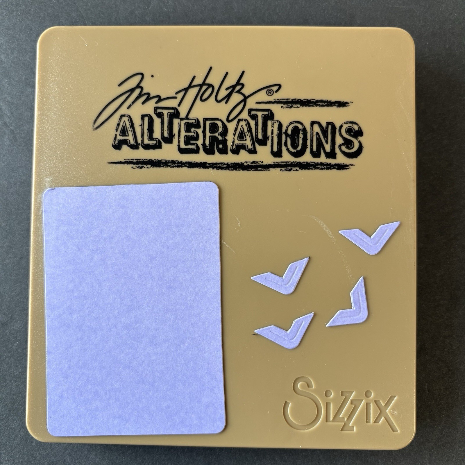 Tim Holtz Alterations ATC & Corners Metal Cutting Die 657184 Sizzix Bigz