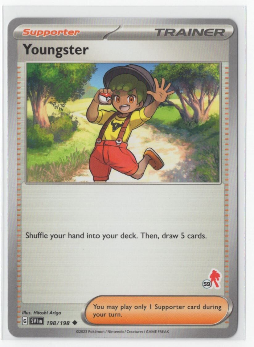 Pokemon Scarlet & Violet - 198/198 Youngster Armarouge Stamped #59