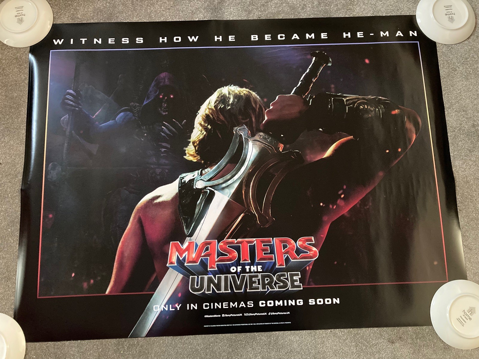 Masters Of The Universe Original Quad Cinema Poster