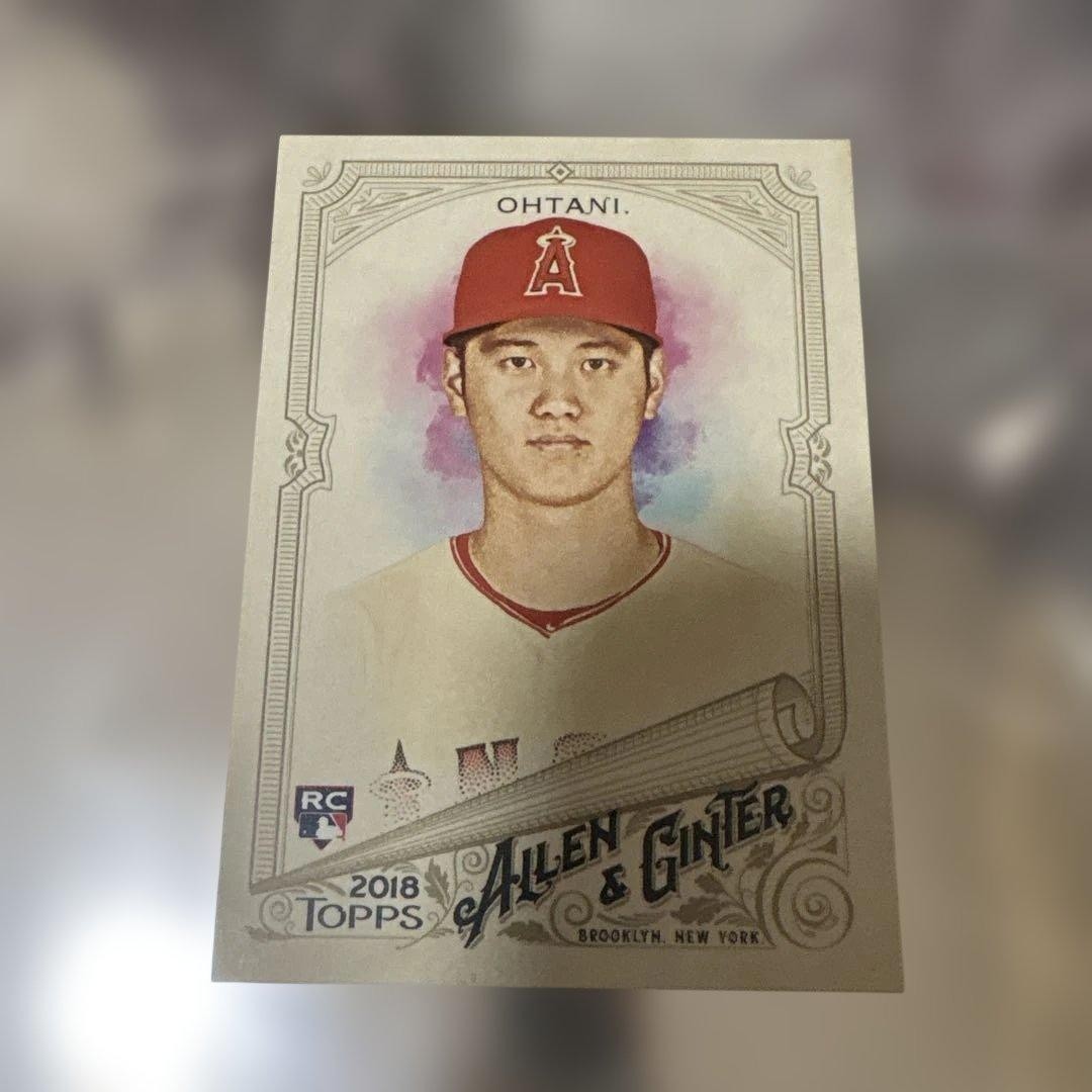 Shohei Otani 2018 Topps Allen Ginter #100 Baseball Card Used