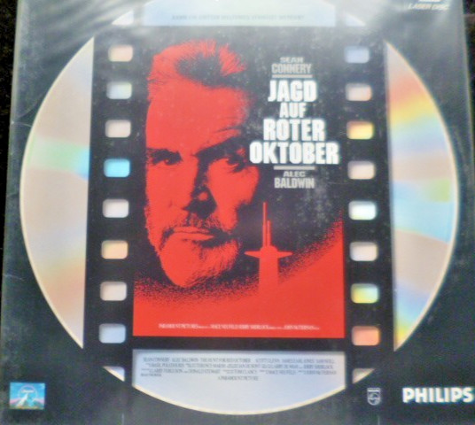 The Hunt for Red October Gatefold 2 Disc (LaserDisc PAL version, mint condition)