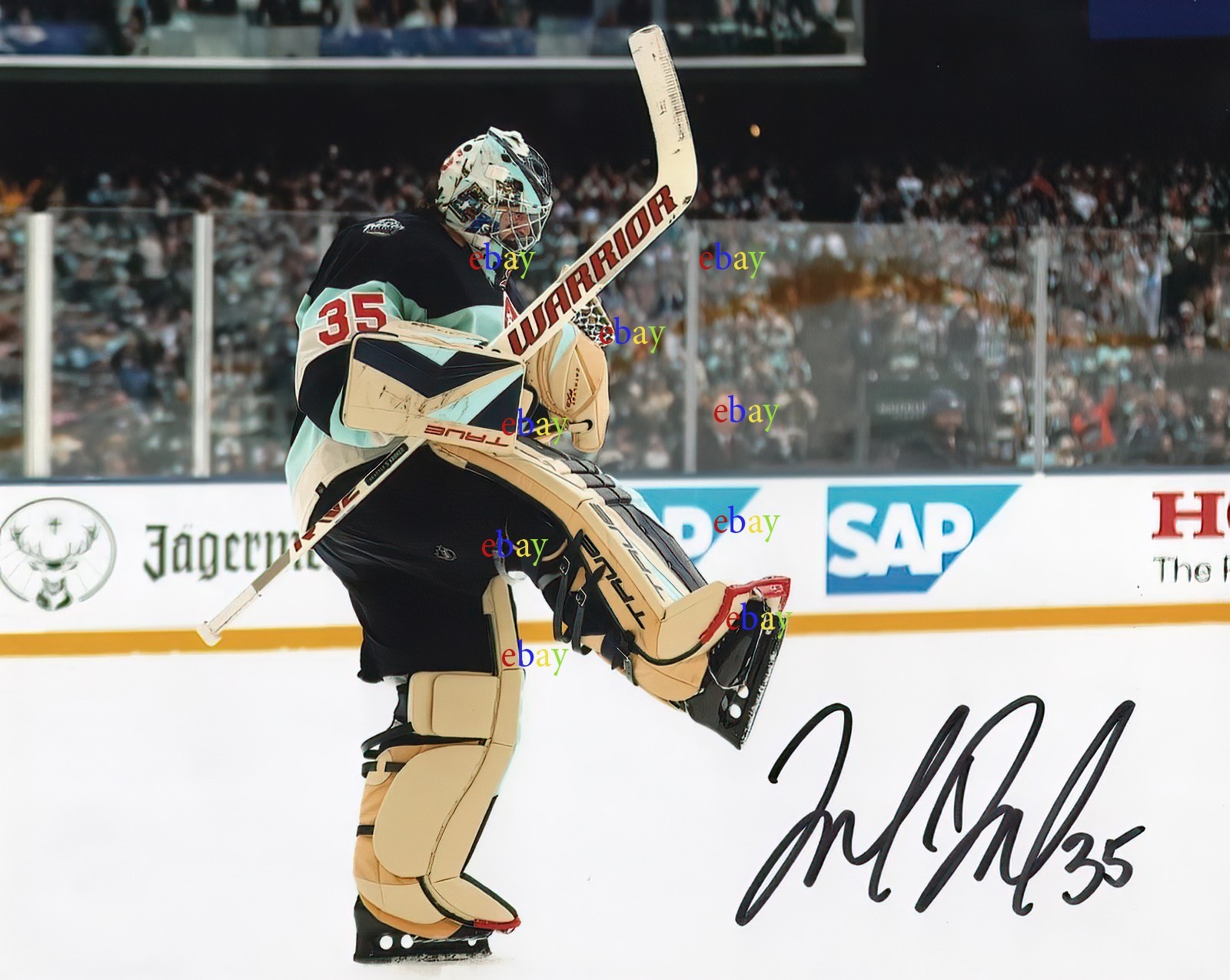 Joey Daccord SEATTLE KRAKEN Signed8x10 autographed photo Reprint