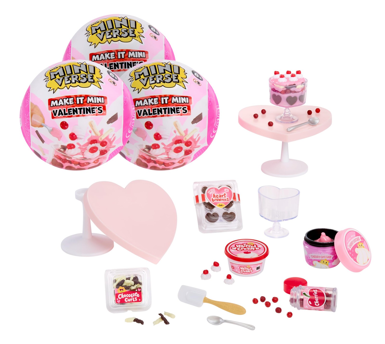 MGA's Miniverse Make It Mini Valentine's (3 Pack) Mini Collectibles, Blind Pack
