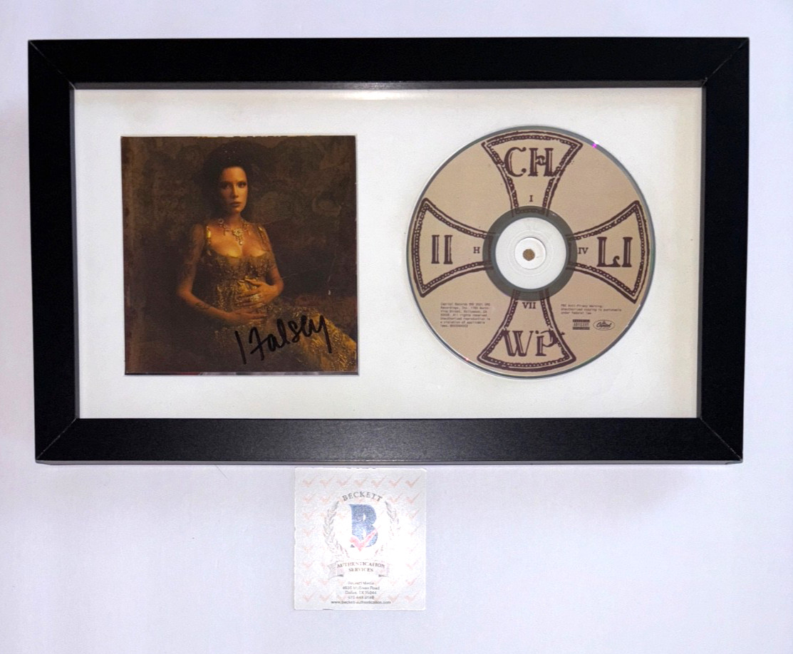 HALSEY SIGNED IF I CANT HAVE LOVE WANT POWER FRAMED CD COVER INSERT IICHLIWP BAS