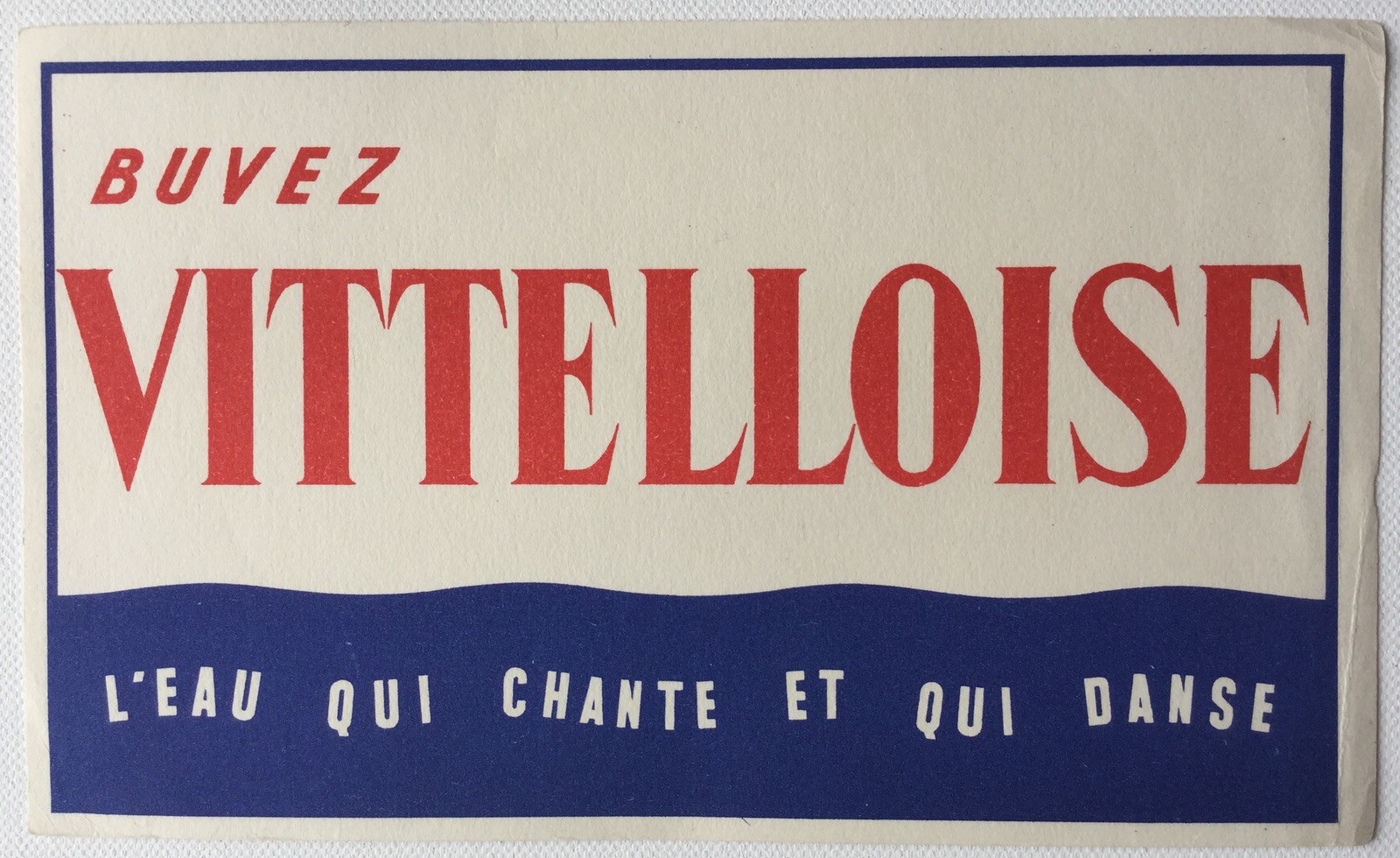 Antique Vittelloise Advertising Blotter