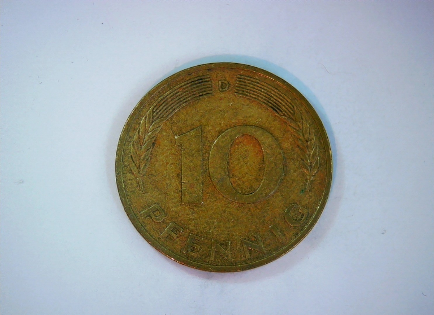 Germany (Federal Germany / West Germany) 1975 10 Pfennig Federal Republic oak sp