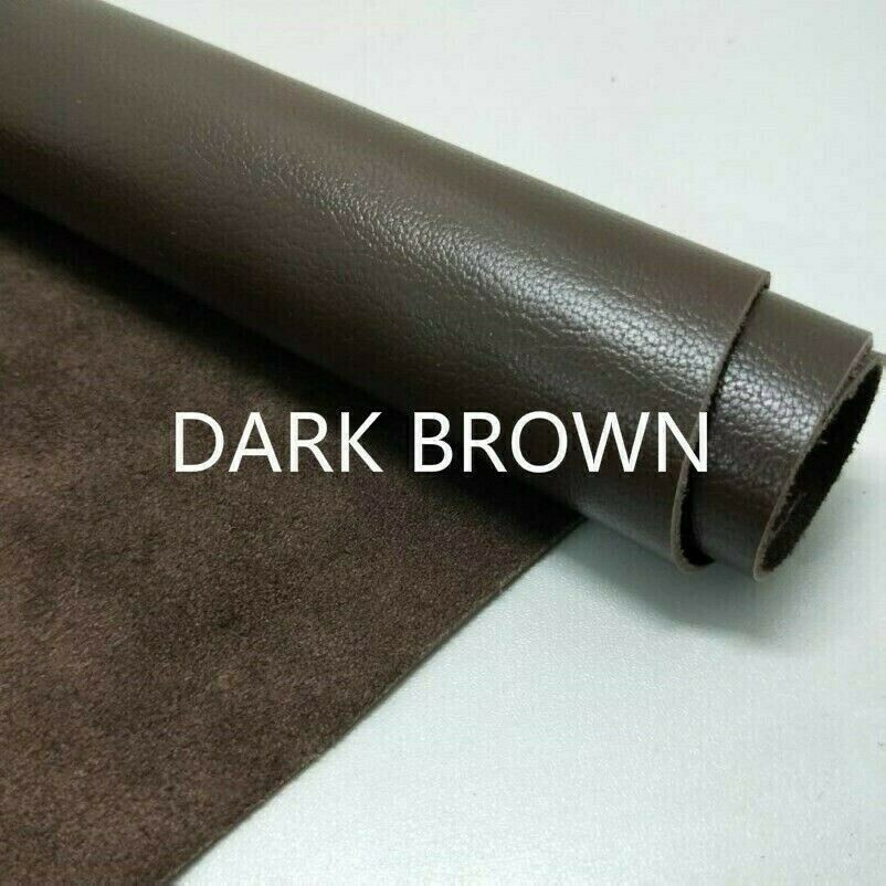 Genuine Real Leather Fabric First Layer Cowhide Hide Cut Material Scrap Purple