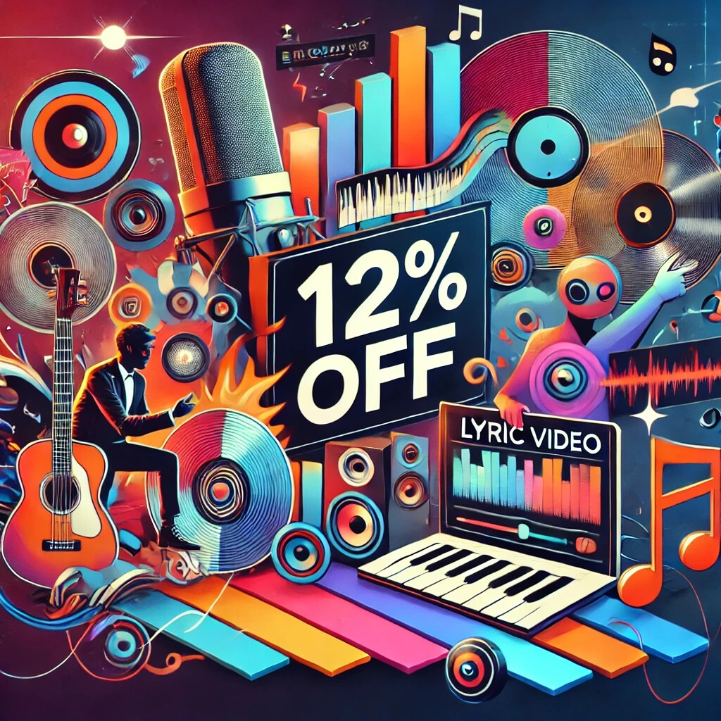 🎶 Custom 3D/2D Lyric Video – Boost Your Music Promotion!