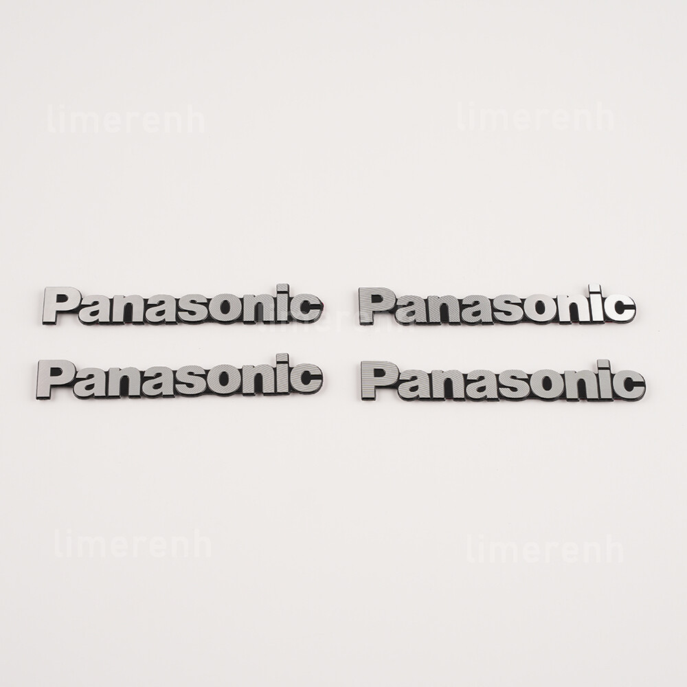 4 pcs  Panasonic Logo Badge Emblem Replacement piece 87mmx15mm