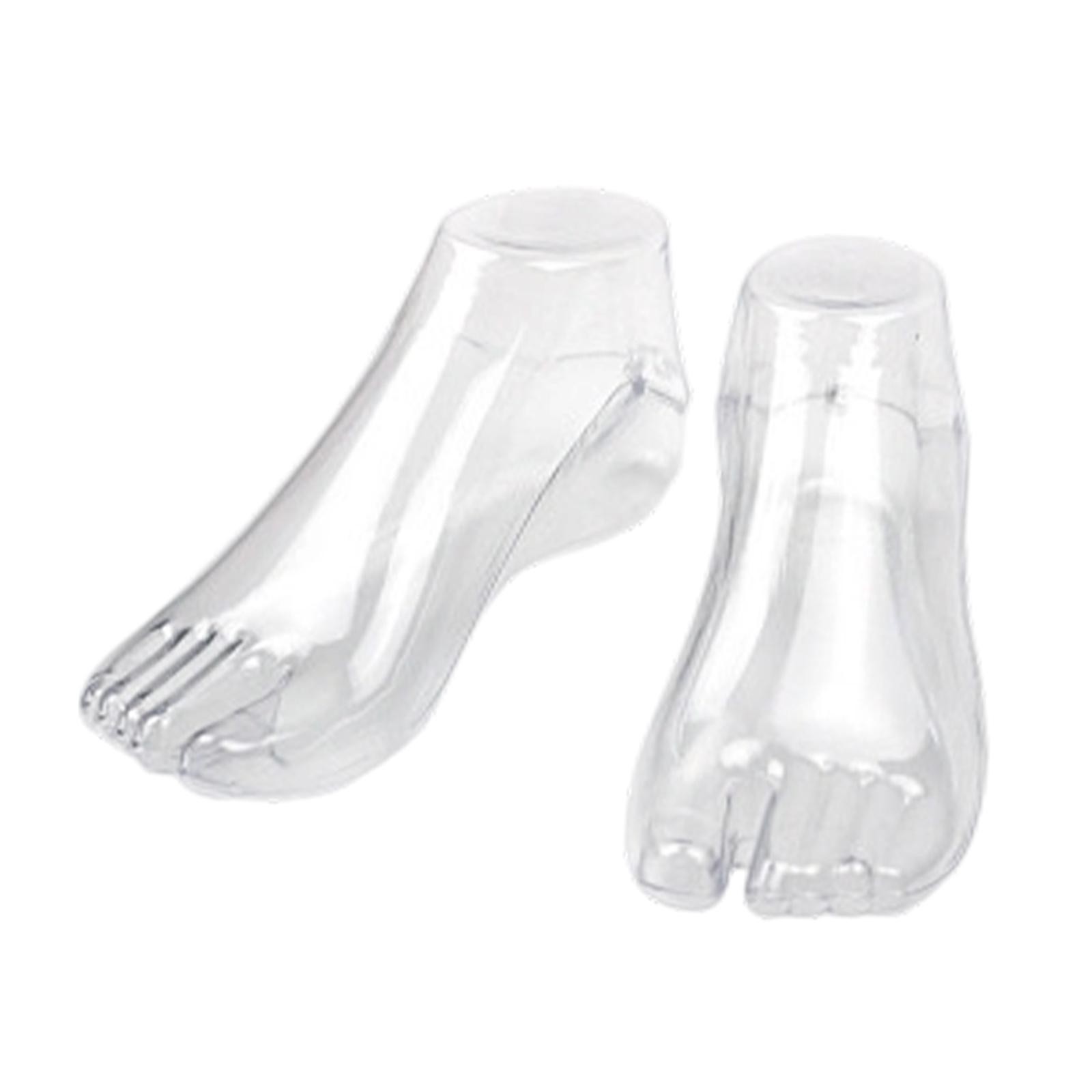 Foot Model Tools Sandal Support Stretcher Reusable Photo Prop Clear Shoes