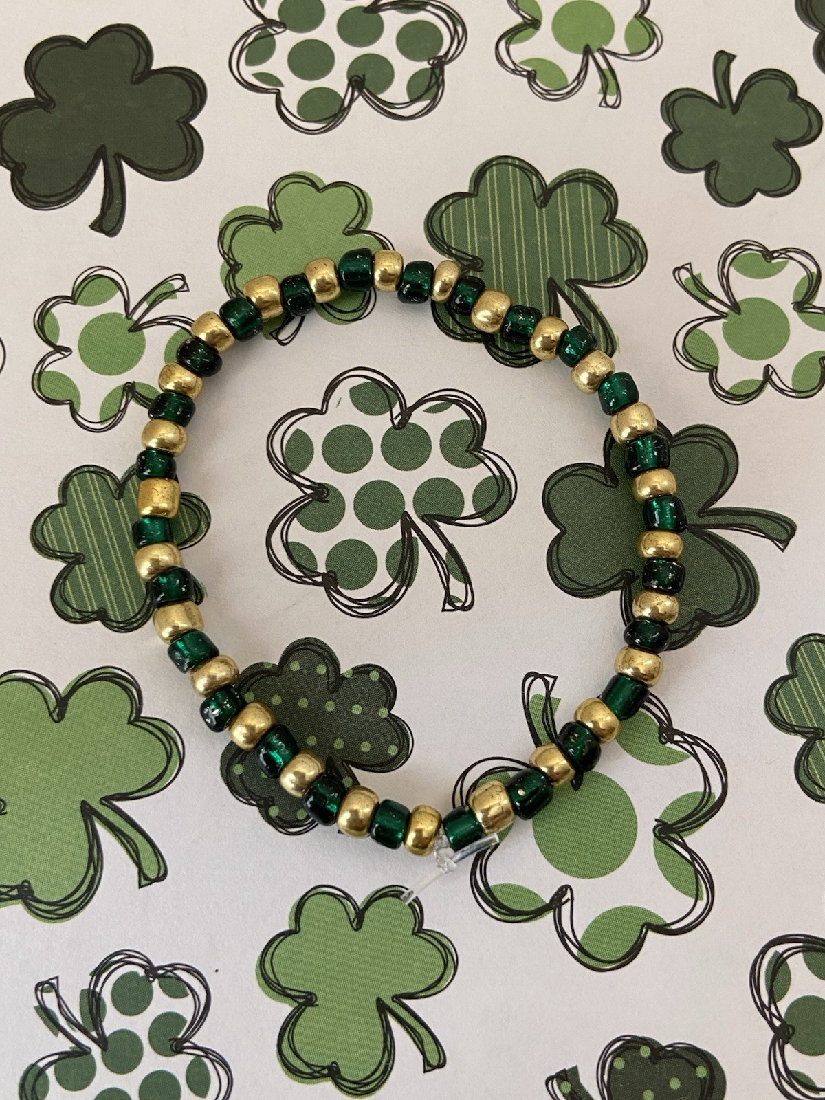 St Patrick Bracelet Beaded Bracelet Girls Kids Gifts For Girls Handmade Jewelry