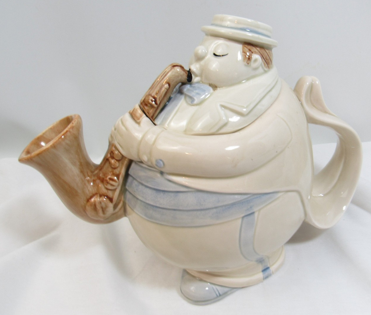 RARE VINTAGE Fitz and Floyd Saxophone Player Teapot Read Description
