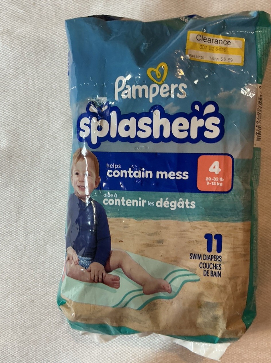 Pampers Splashers Swim Diapers Fruit Punch 11 Ct 4 Medium