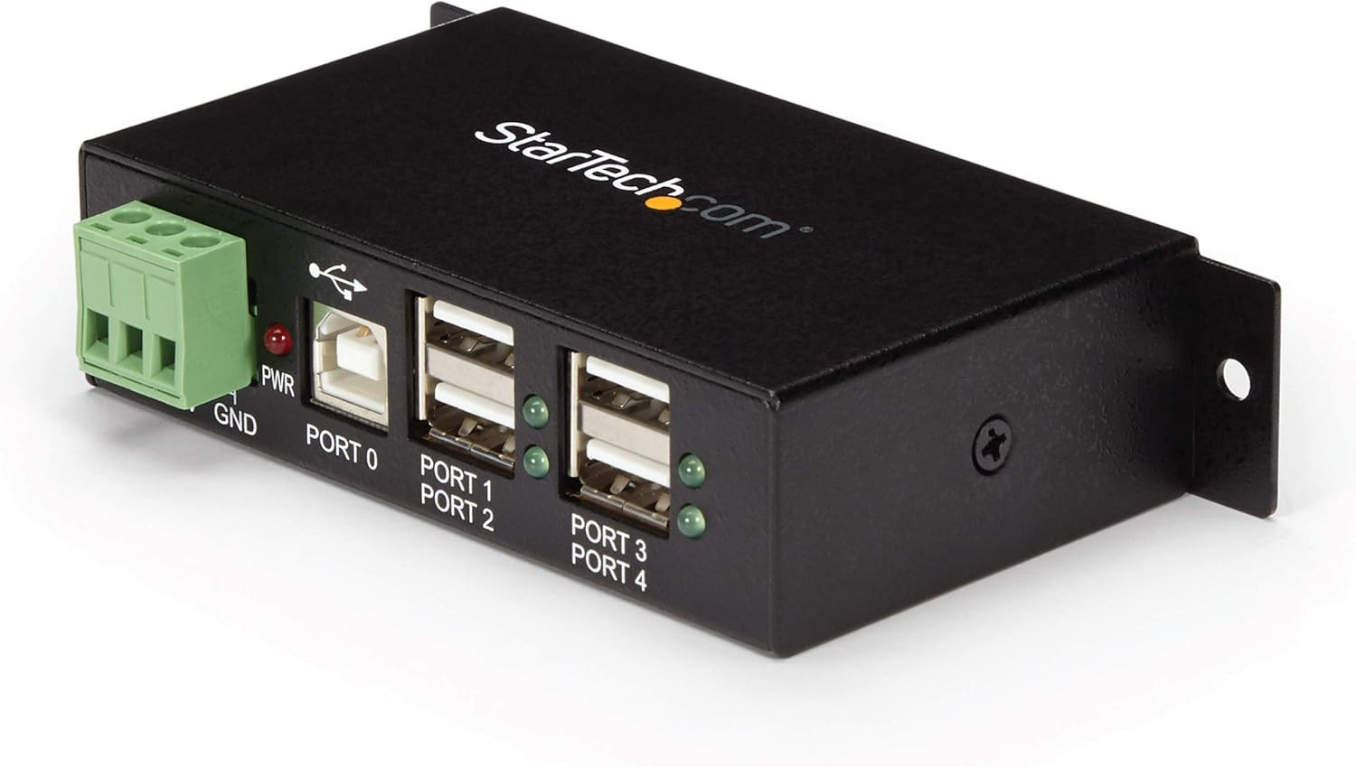Mountable 4 Port Rugged Industrial USB Hub (ST4200USBM)