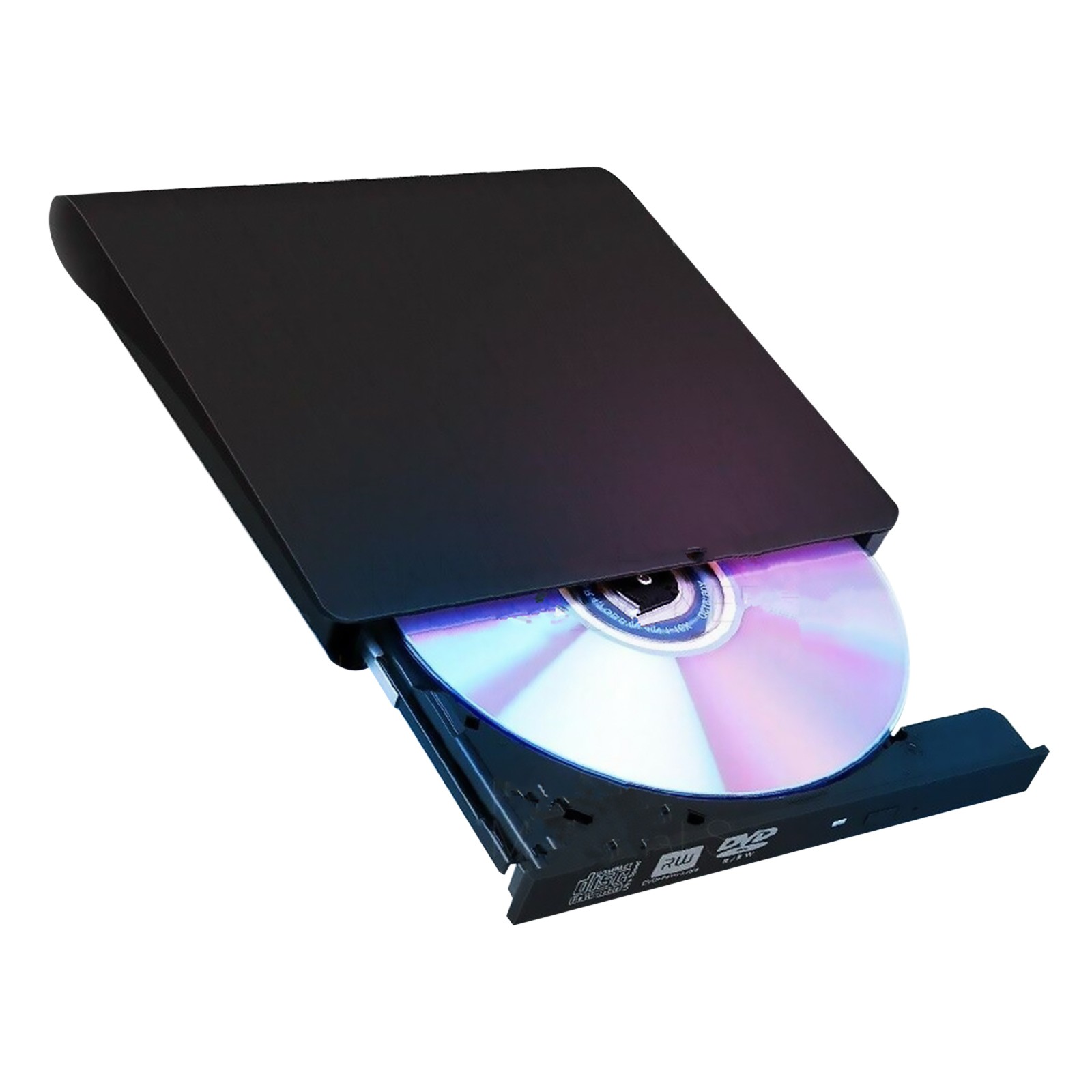 Slim External CD DVD RW Drive USB 2.0 Disc Player Writer For Laptop PC Mac