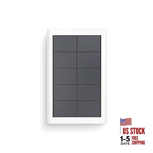  Small Solar Panel.9W for Outdoor Cam Plus, Outdoor Cam (Stick Up Cam), 1 White