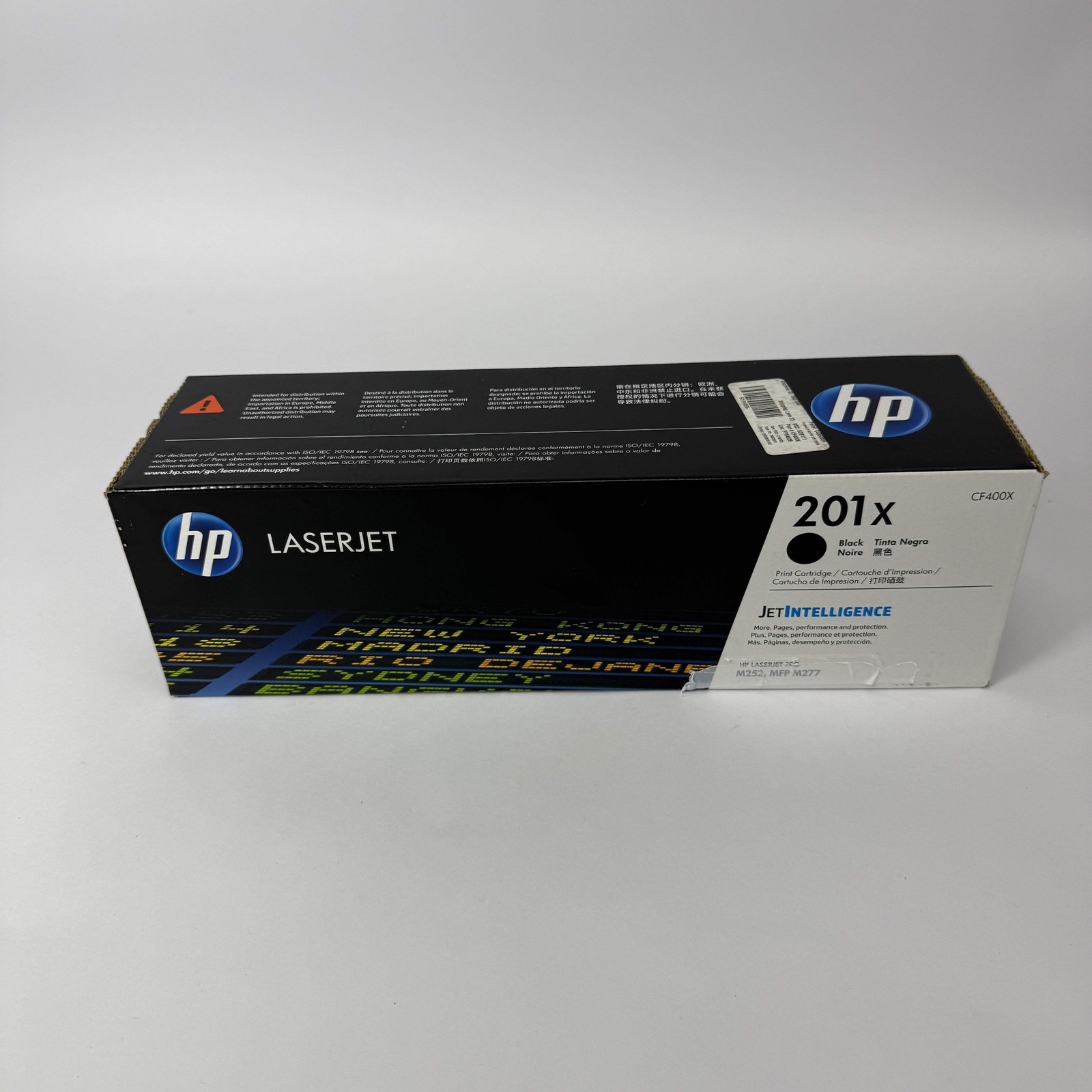 New HP 201X Black High Yield Toner Cartridge Genuine CF400X