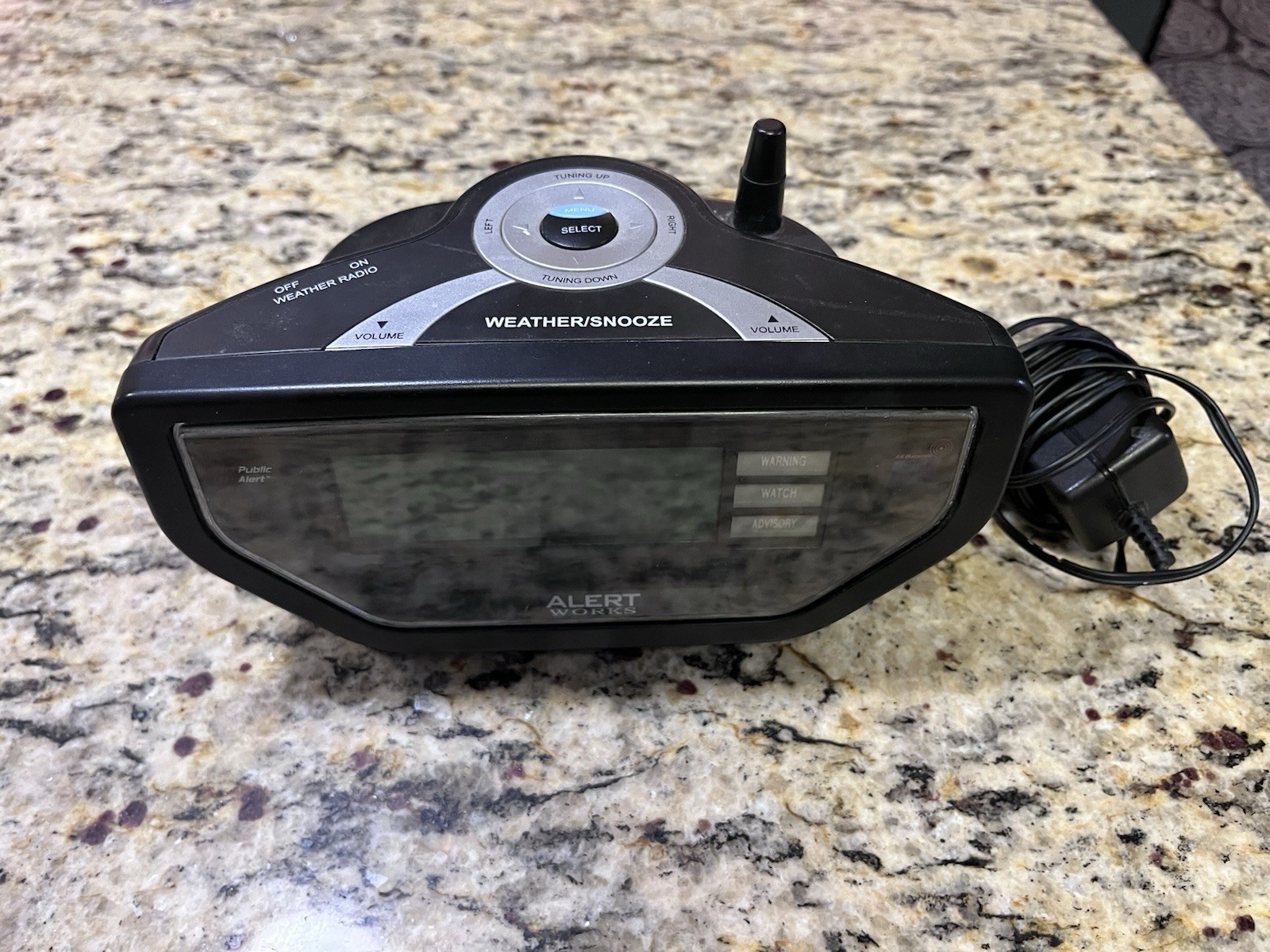 Alert Works EAR-10 Emergency Alert Weather Radio with Power Adapter