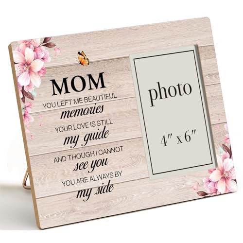  Memorial Photo Frame for Loss of Mom - Sympathy Gift in Memory of Mom (4x6 