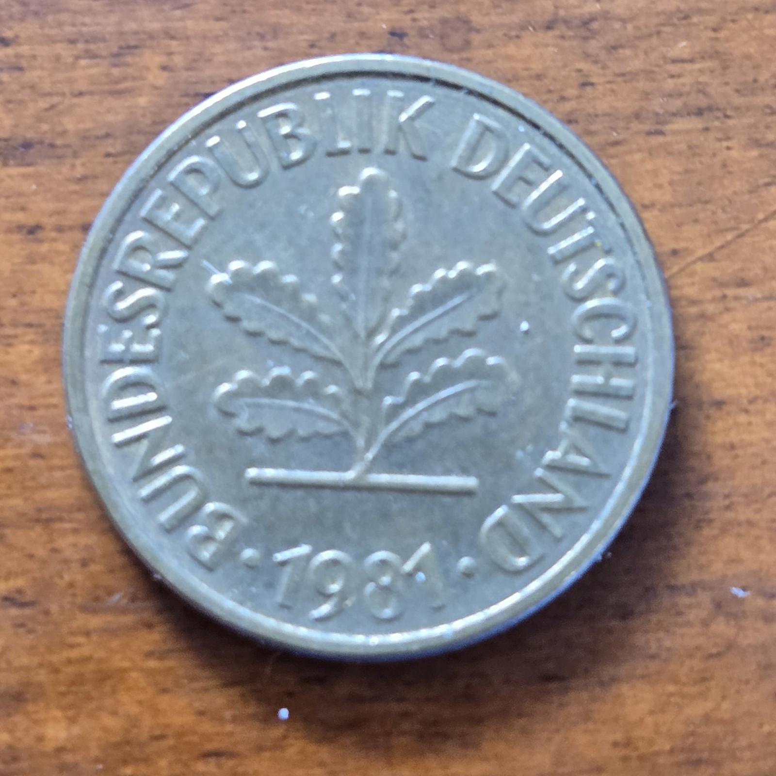 1981 GERMANY 5 PFENNIG       ****FREE COMBINED SHIPPING*****