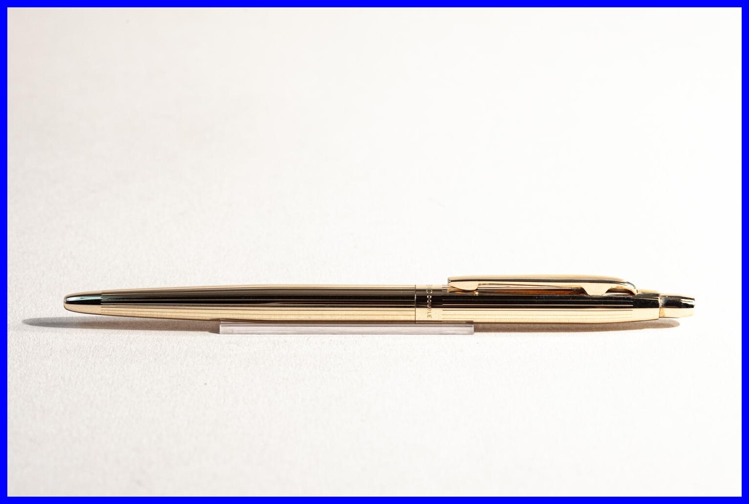 1960s FEND Gold DOUBLE Ballpoint Pen Mid Century Design - NOS
