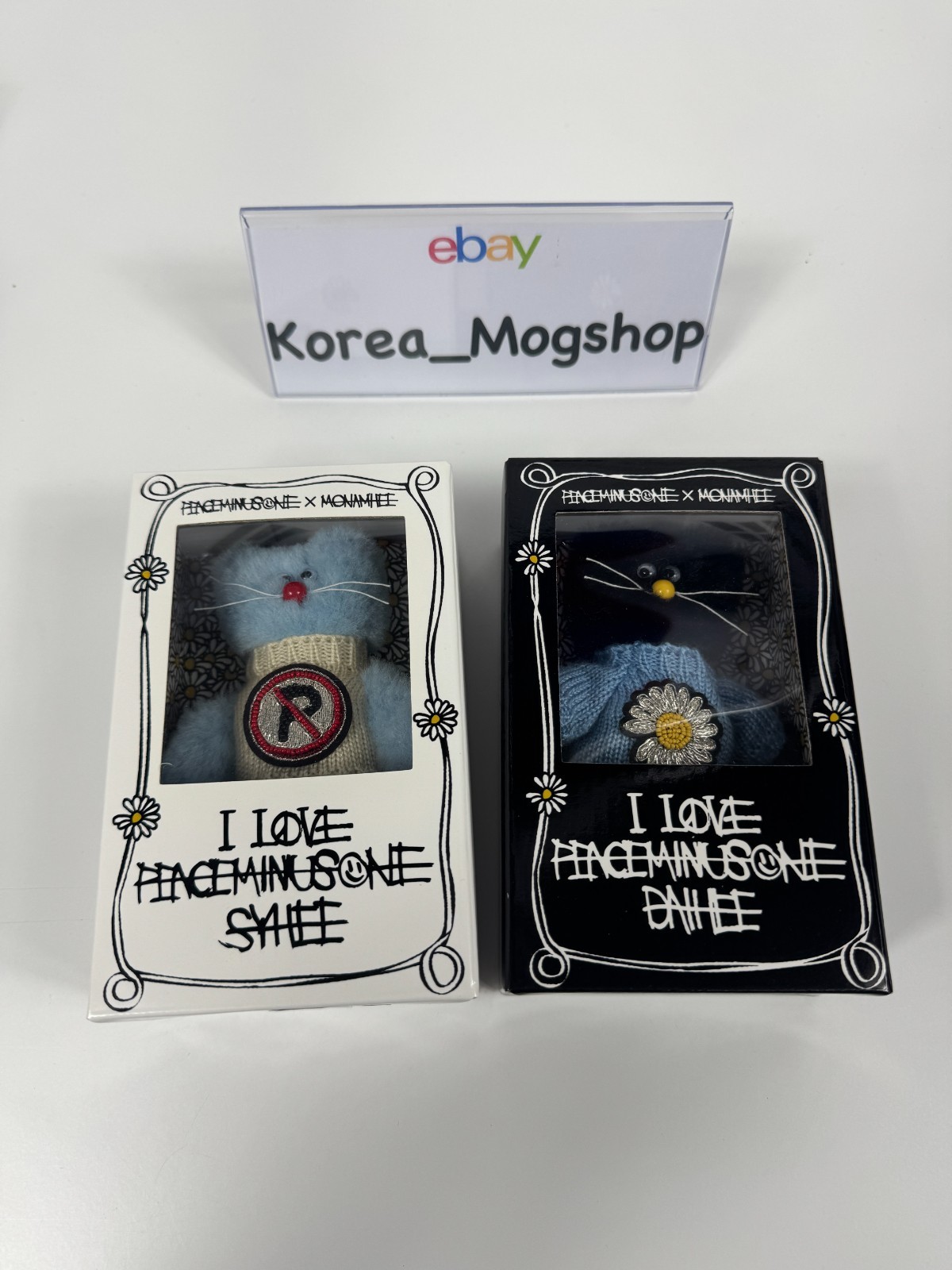 K-POP  G-DRAGON PEACEMINUSONE X MONAMHEE DAIHEE SYHEE Plush Keyring NEW