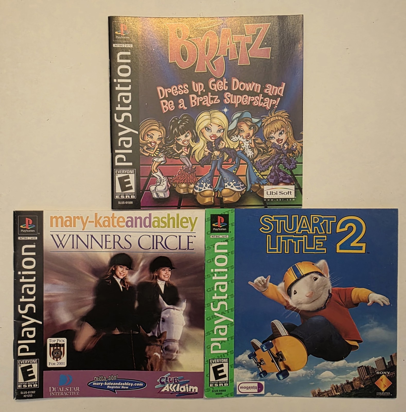 Sony Playstation Manual Lot G