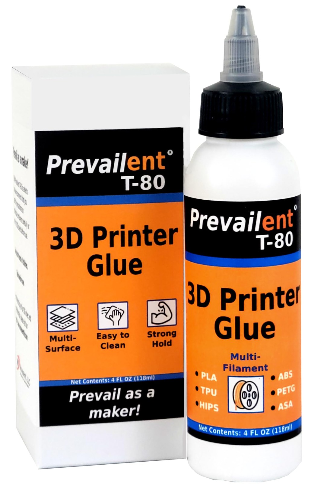 3D Printer Bed Adhesive for PLA, PETG, ABS, TPU & More, Bed Glue for Multiple...