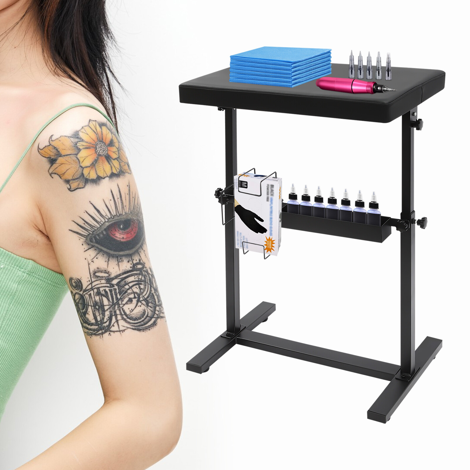 Tattoo Armrest Stand, Armrest Stand, Height Adjustable Armrest Bracket