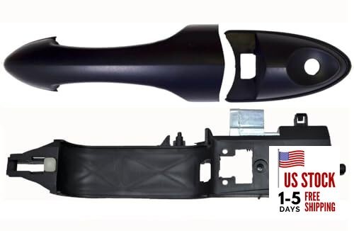  FO-3343AS-FL - Exterior Outside Door Handle/Base, Textured Black - with 