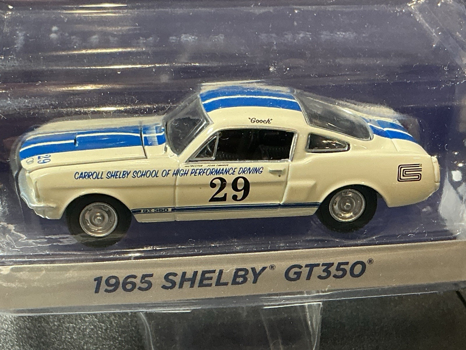 Greenlight 65 Shelby GT350 #29 From the Carroll Shelby School 1/64 Diecast