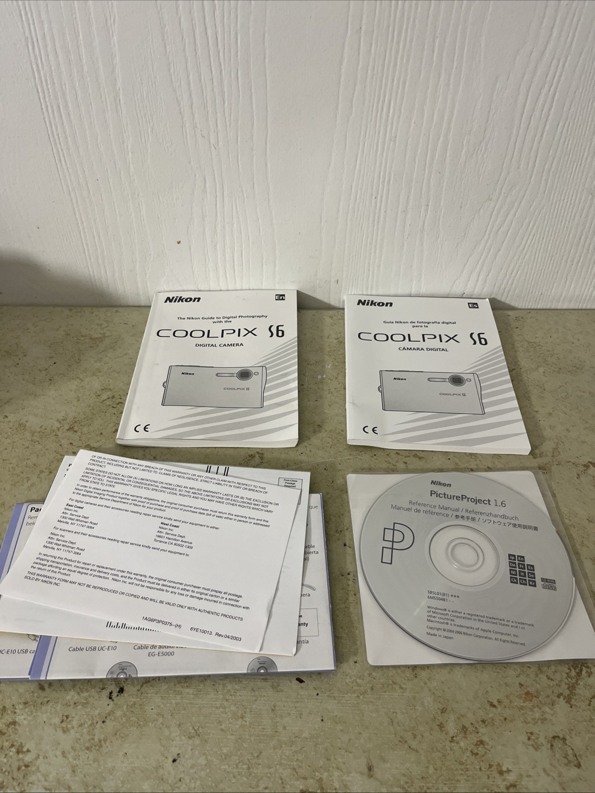 Nikon Coolpix S6Camera Genuine User Guides And Picture Perfect