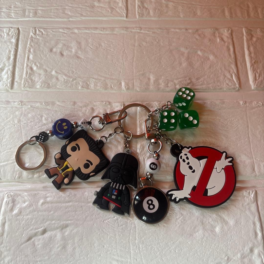 Loki Darth Vader Ghostbusters Keychain Set