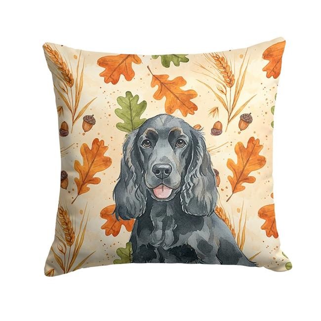 Carolines Treasures WDK7781PW1818 18 x 18 in. Black Cocker Spaniel Heirloom F...