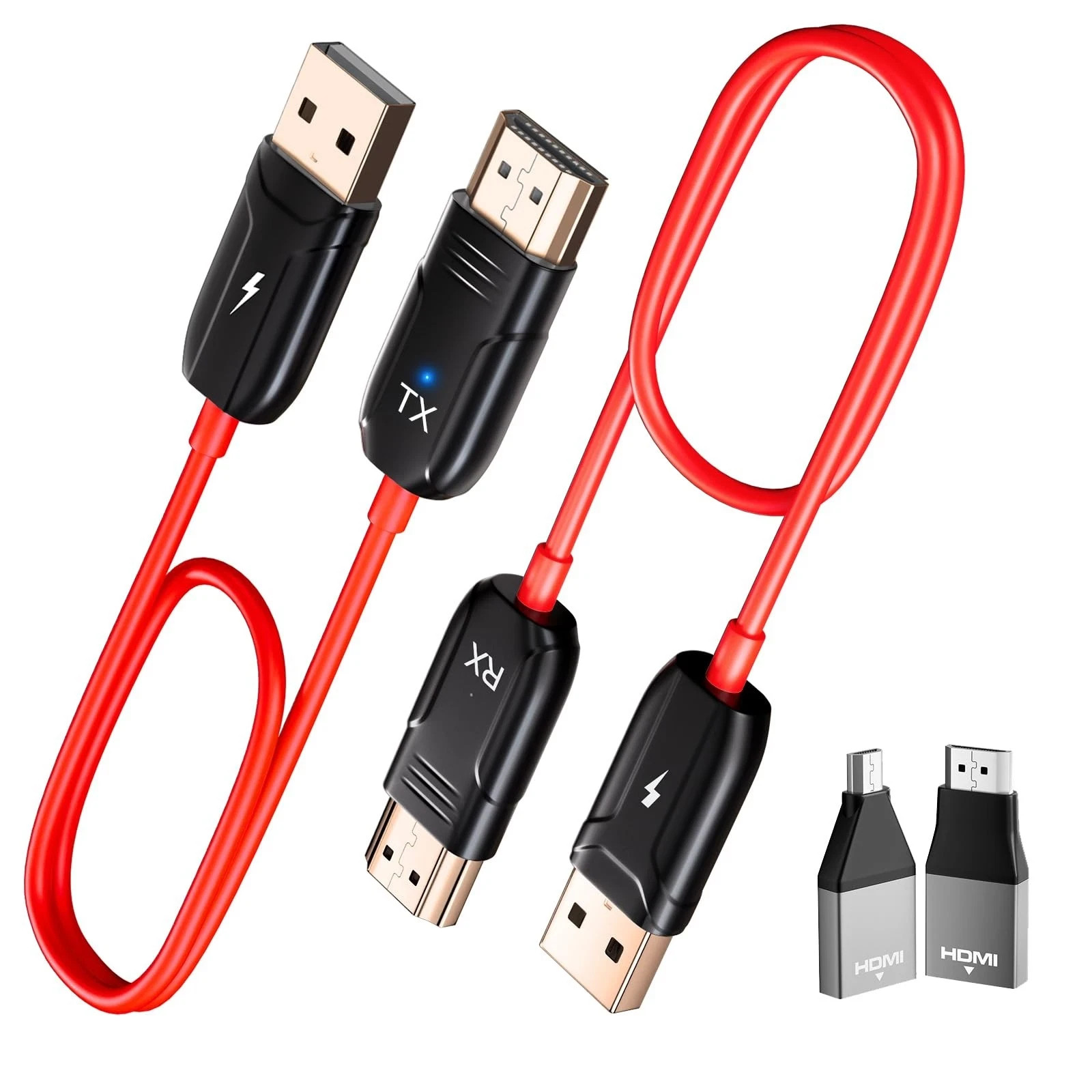 NEW:INVERSE NET Wireless HDMI Transmitter Receiver 4K Decode 1080P@60Hz Ultra HD