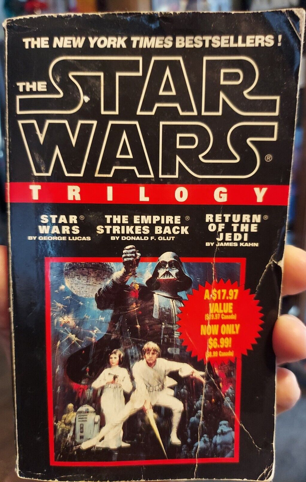 STAR WARS trilogy paperback 1976 George Lucas Empire Jedi