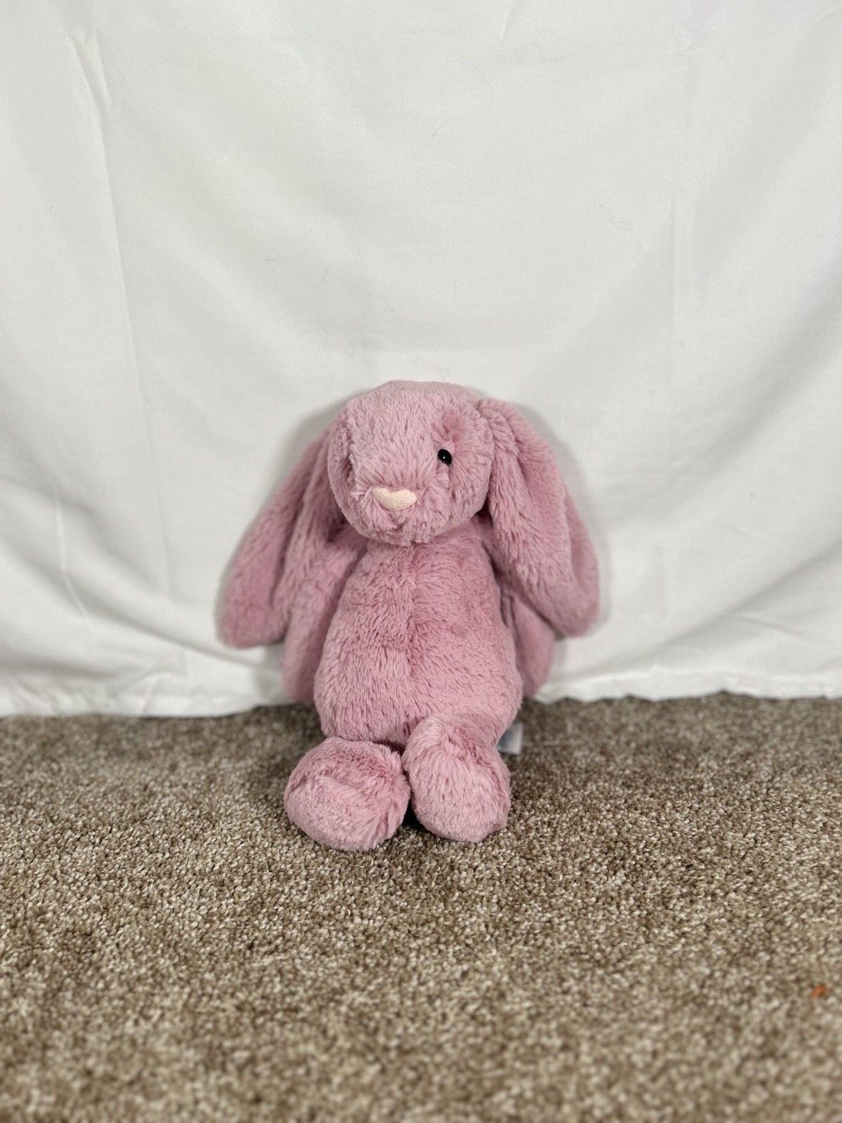 Jellycat Bashful Tulip Pink Bunny Plush Stuffed Animal 11inches