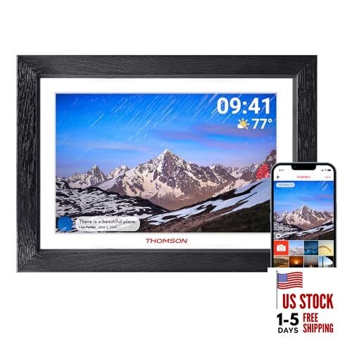  Digital Picture Frame, Digital Photo Frame WiFi with 32 GB, HD 10.1 inch WiFi